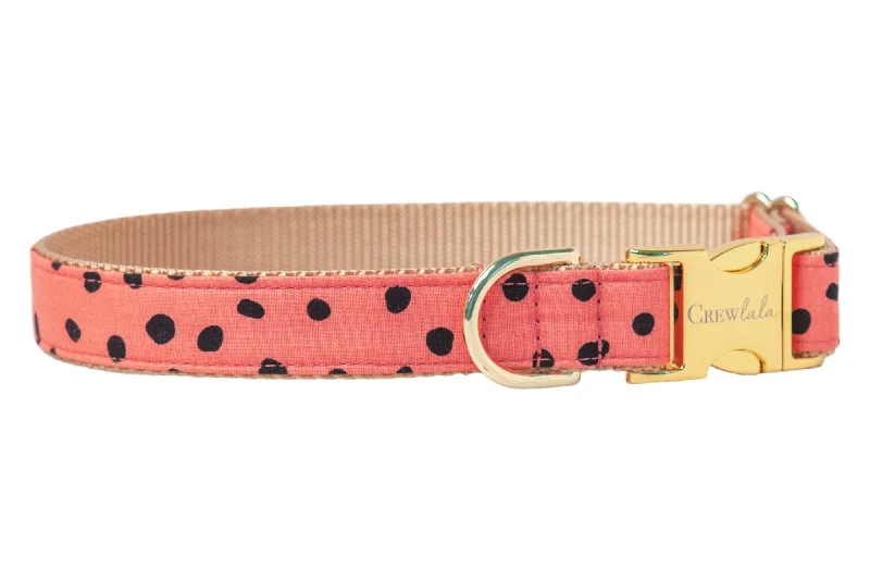 dog cooling pad for summer-Rosy Pebbles Dog Collar