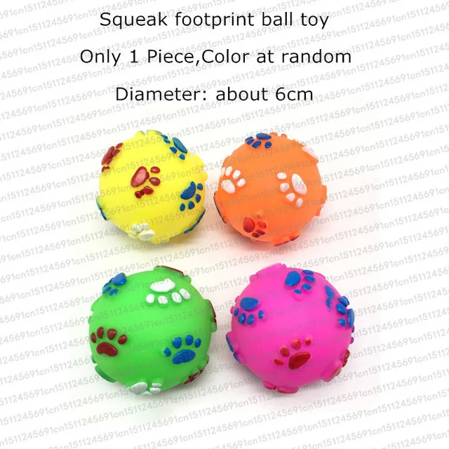 footprint ball toy