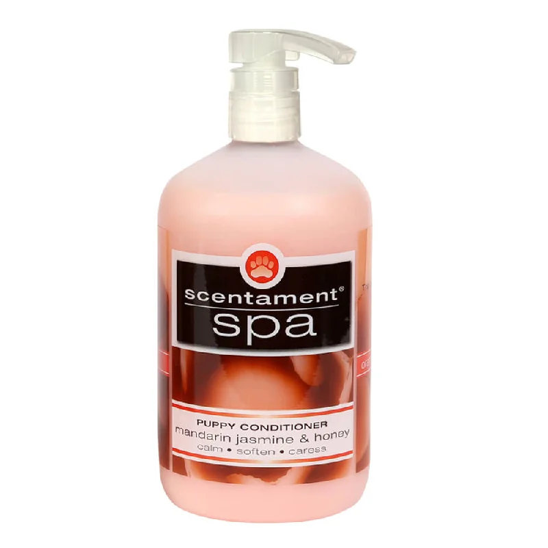 ferret hammock soft fleece-Scentament Spa Mandarine Jasmine Puppy Conditioner, 16 oz