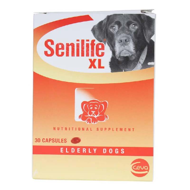 dog leash with waste bag holder-Senilife XL Nutritional Supplement for Elderly Dogs, 30 ct