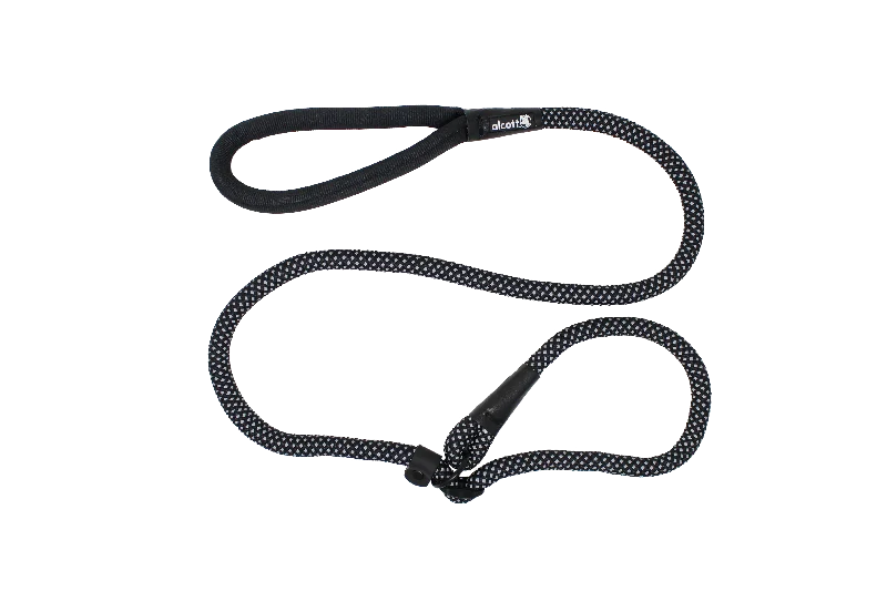 LED dog collar for night walks-slip rope leashes