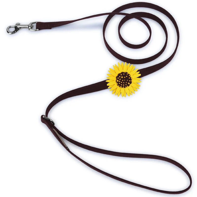 interactive dog toys for large dogs-Sunflower Leash