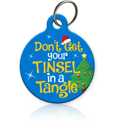 pet carrier airline approved-Tinsel Tangle Pet ID Tag