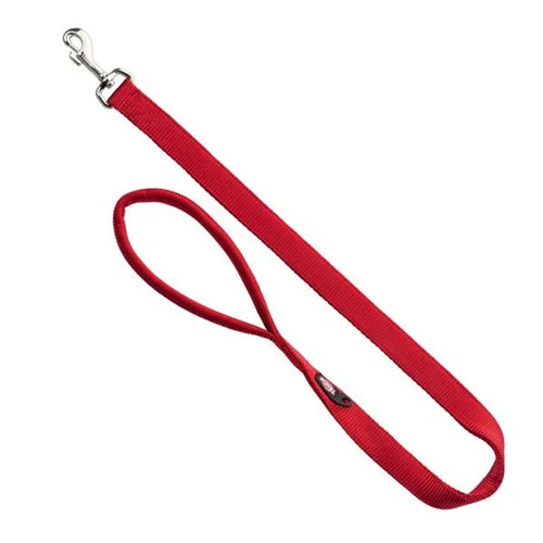 cat ear cleaner gentle solution-Trixie L - XL Red Premium Nylon Dog Lead (1M x 25mm)