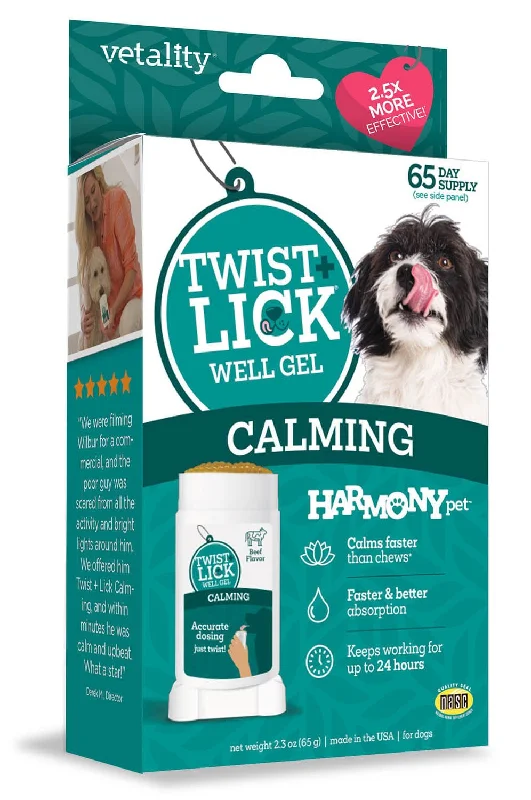 durable nylon chew toys for dogs-Twist & Lick Calming Supplement for Dogs