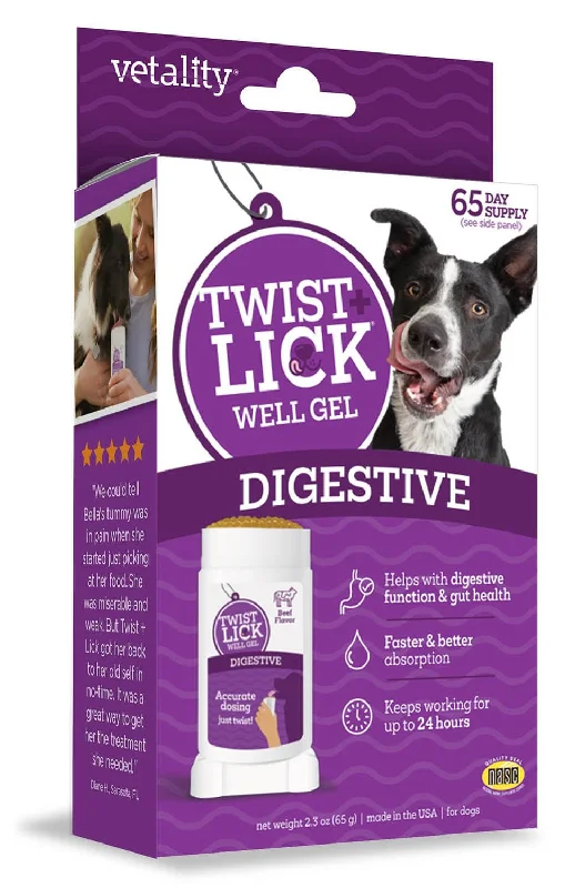 smart pet camera with treat dispenser-Twist & Lick Digestive Health Supplement