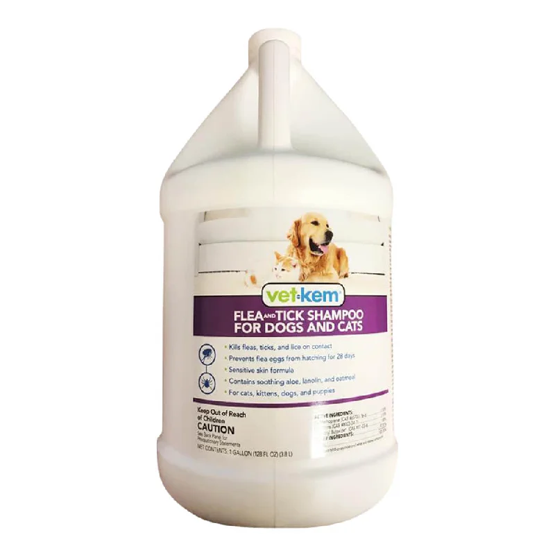 interactive laser toy for cats-Vet-Kem Flea & Tick Shampoo for Dogs & Cats, Gallon