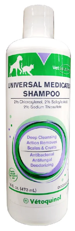 slow feeder bowl for dogs-Vet Solutions Universal Medicated Shampoo, 16 fl oz