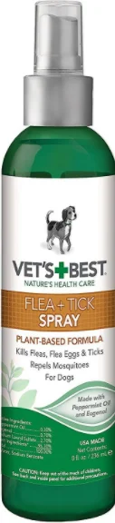 smart pet camera with treat dispenser-Vet's Best Flea and Tick Spray for Dogs (8 oz)