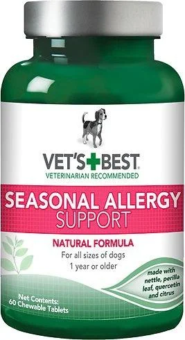 automatic ball launcher for dogs-Vet's Best Seasonal Allergy Support Dog Supplement