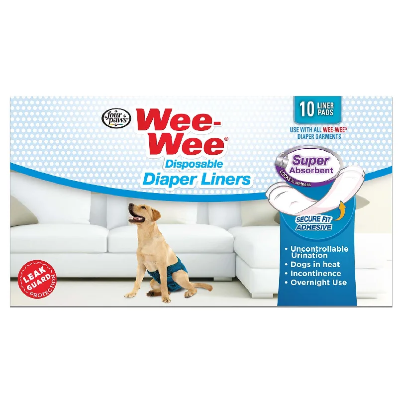 hamster running wheel silent-Wee-Wee Super Absorbent Disposable Dog Diaper Liners, 10 ct