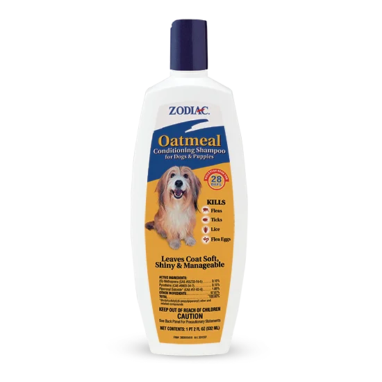 soft-sided dog crate travel-Wellmark International ZODIAC® OATMEAL CONDITIONING SHAMPOO FOR DOGS & PUPPIES