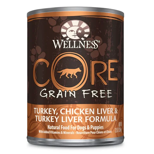 pet safe insect repellent natural-Wellness CORE Turkey, Chicken Liver, & Turkey Liver Formula