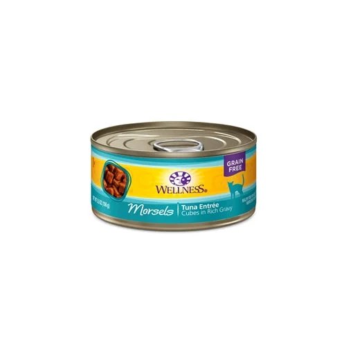 large breed dog joint supplements-Wellness Grain Free Morsels Tuna Entree Canned Cat Food