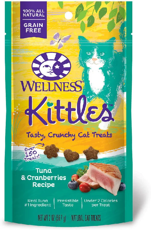 puppy training pads extra absorbent-Wellness Kittles Grain-Free Tuna & Cranberries Recipe Crunchy Cat Treats