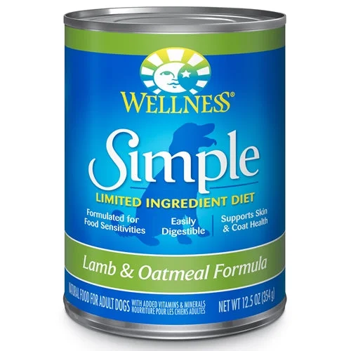 interactive laser toy for cats-Wellness Simple Limited Ingredient Diet Lamb and Oatmeal Canned Dog Formula