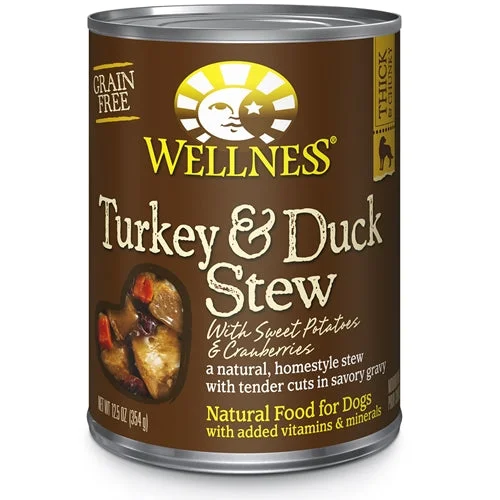 hamster running wheel silent-Wellness Turkey and Duck Stew Dog Formula