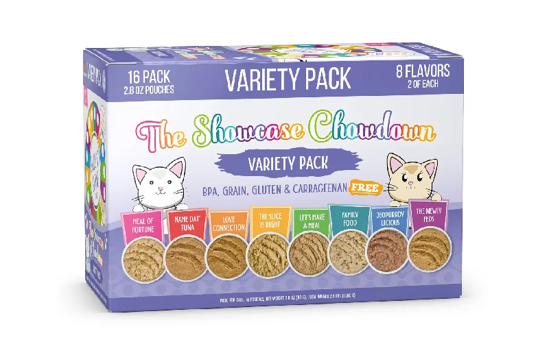 dog flea collar long-lasting-Weruva PATE Pouch Variety Pack The Showcase Chowdown