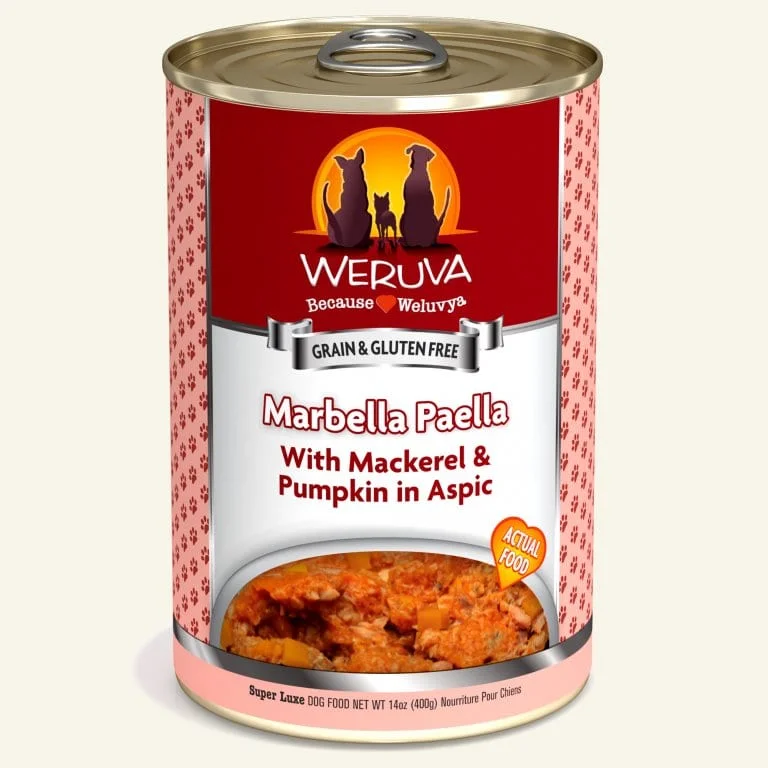 pet carrier backpack for hiking-Weruva Marbella Paella Dog Cans