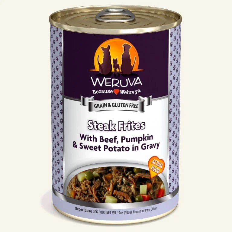 pet GPS tracker with app-Weruva Steak Frites Dog Cans