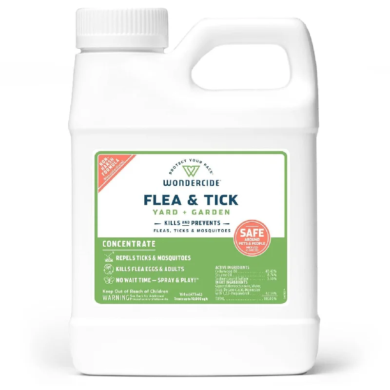 dog flea collar long-lasting-Wondercide Flea, Tick & Mosquito Control Concentrate for Yard + Garden