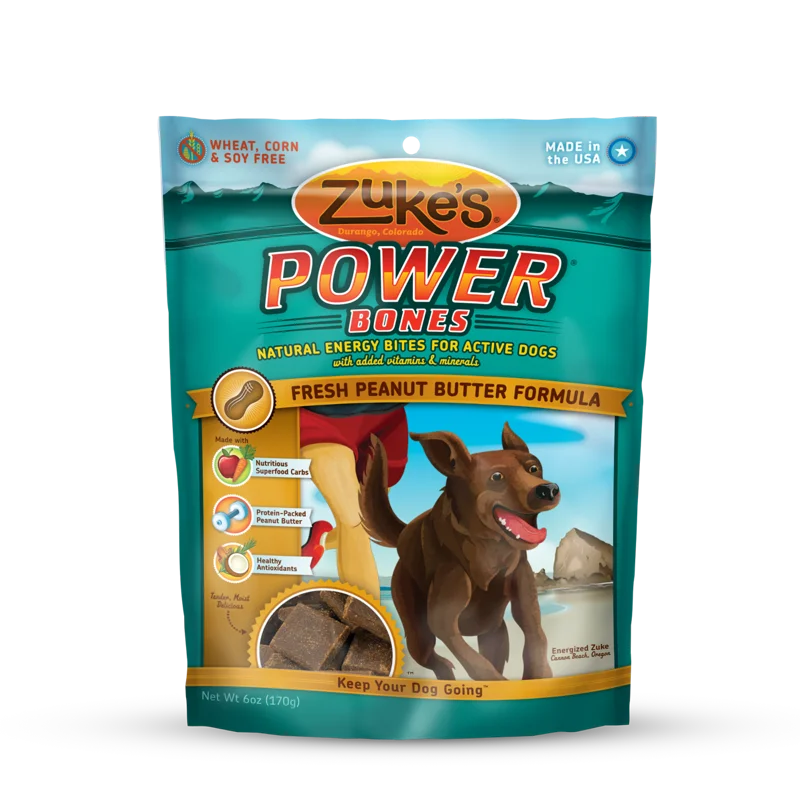 chicken coop automatic door opener-Zukes Power Bones Peanut Butter Dog Treats