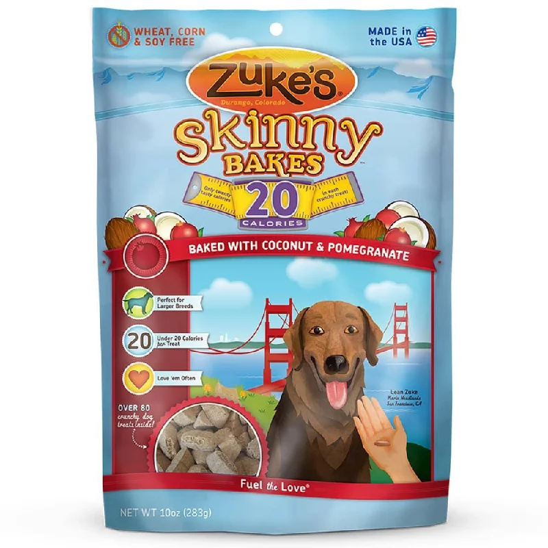 pet carrier airline approved-Zukes Skinny Bakes Coconut Pomegranate 20 Calorie 12oz